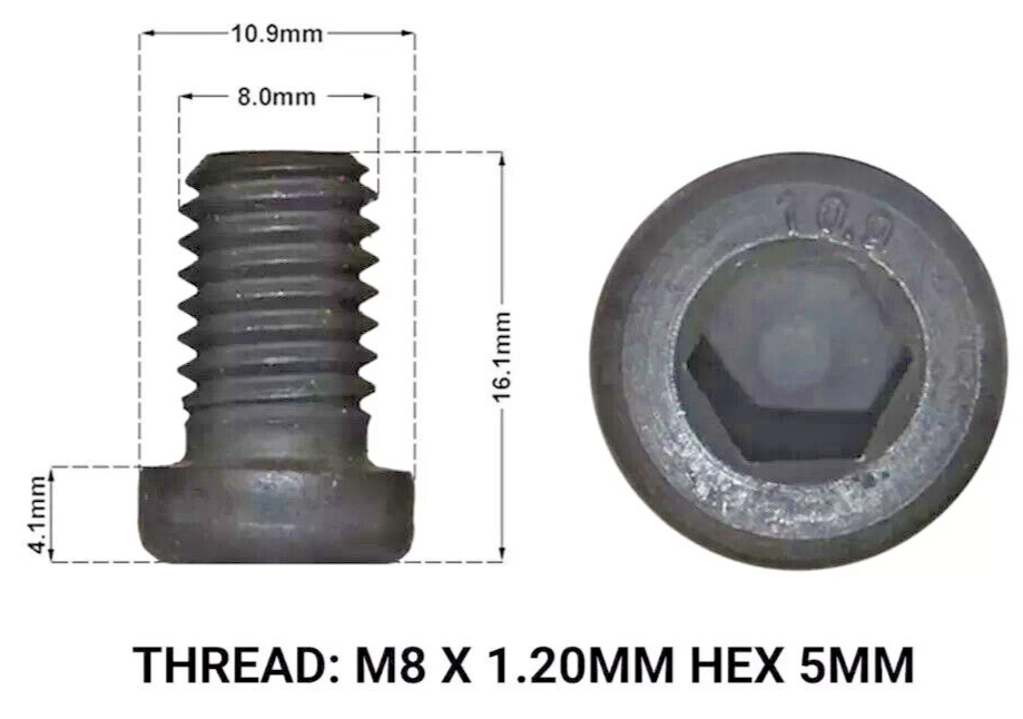 BMW M Series 2 Brake Disc Retaining Bolts For 1 2 3 4 5 6 X Series M Power Cars4