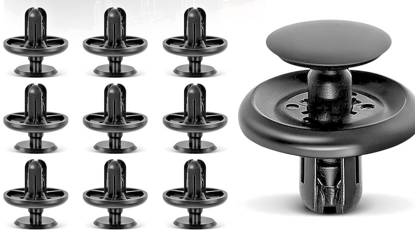 TOYOTA Push Fit Rivet Trim Panel Fastener Clip 7mm Hole  Prius Aygo & LEXUS 15pc17
