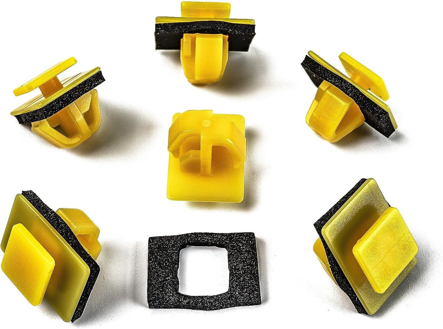 Kia Hyundai Exterior Body Side Moulding Trim Skirt Cover Clip Yellow X15 Pcs8
