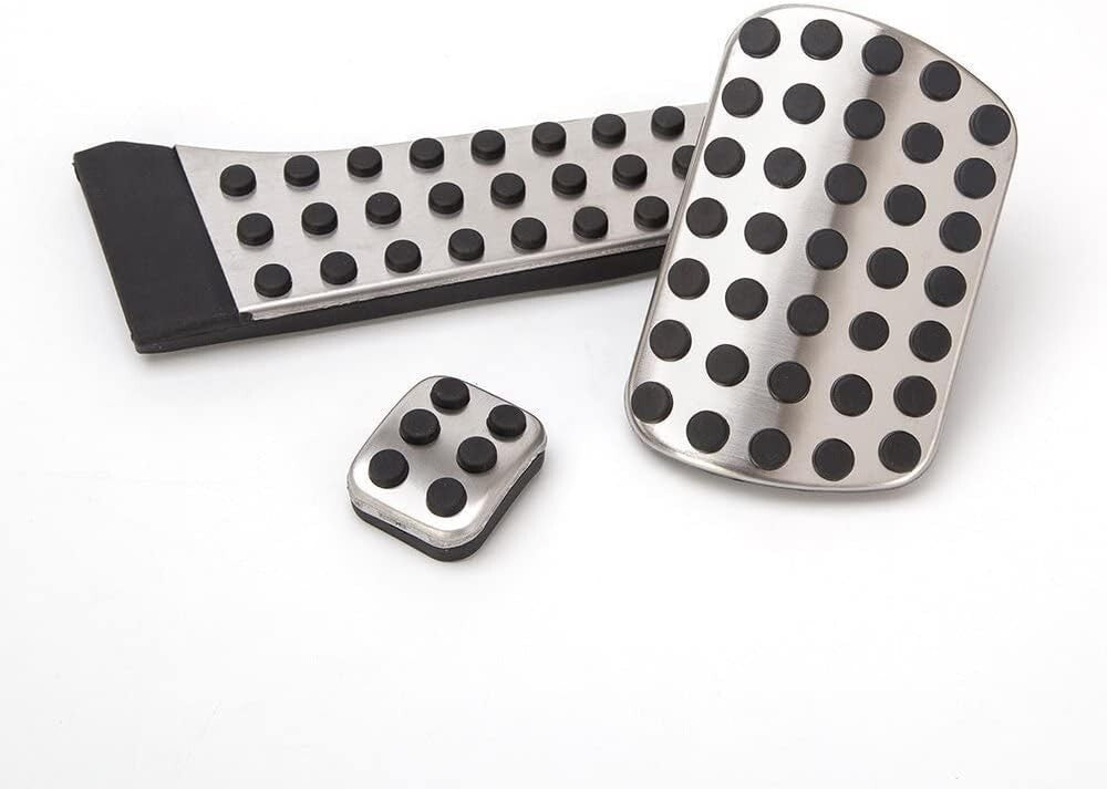 NEW Mercedes AMG Sport Pedal Covers Set 3PC Stainless Steel For A B C E S SL SLC2