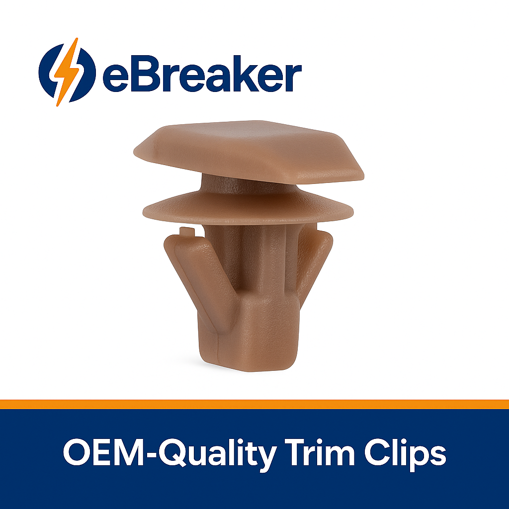 Mitsubishi Weatherstrip Rubber Seal Retaining Trim Clip Brown MU481027 Pack Of 56