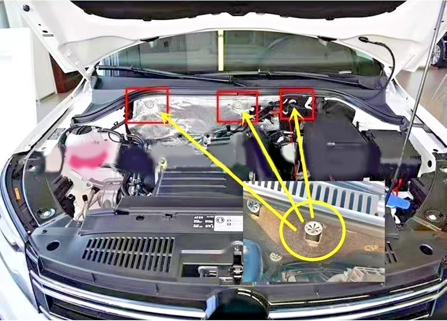 VW Sound Insulation & Under Body Weather Protection Trim Panel Clip Washer - # 515