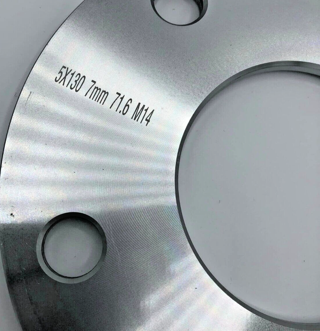 Porsche Wheel Spacers 7mm Set Of 2 in Silver 5x130 PSR9Line4