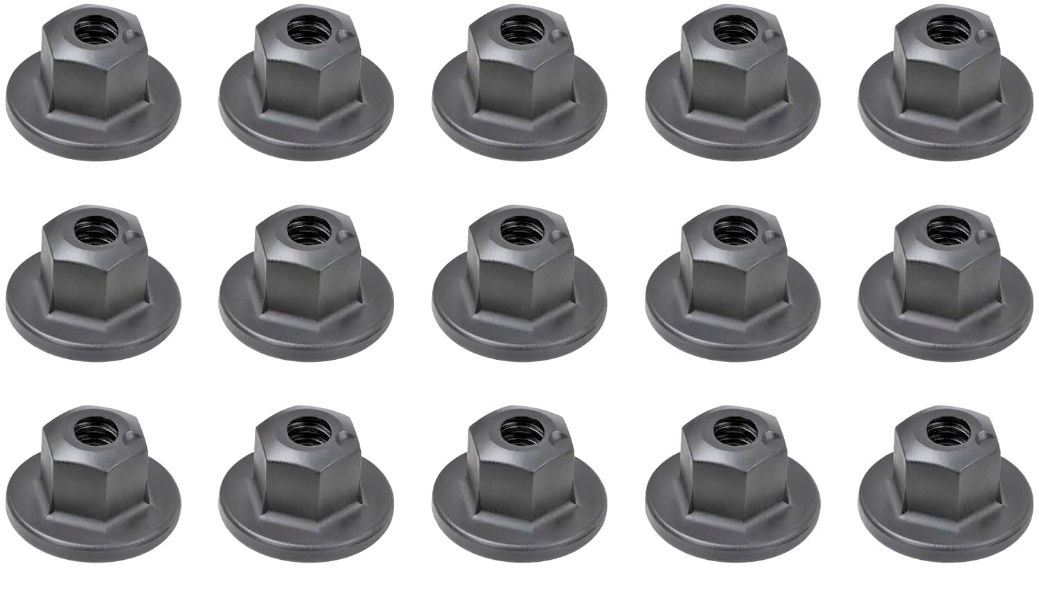 MINI Plastic Hex Nut Coarse Thread Fixing of Bodywork Trim Clip Panels - Pack 1518