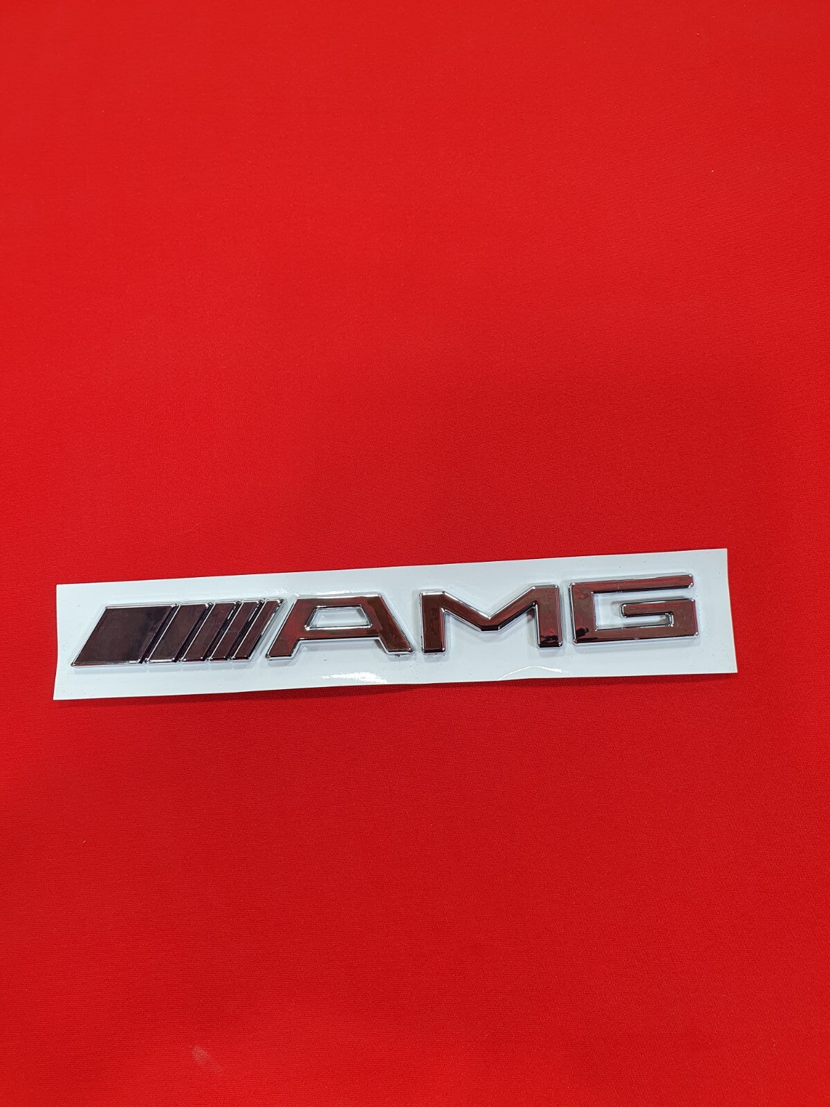AMG Badge Logo Boot Emblem Chrome1