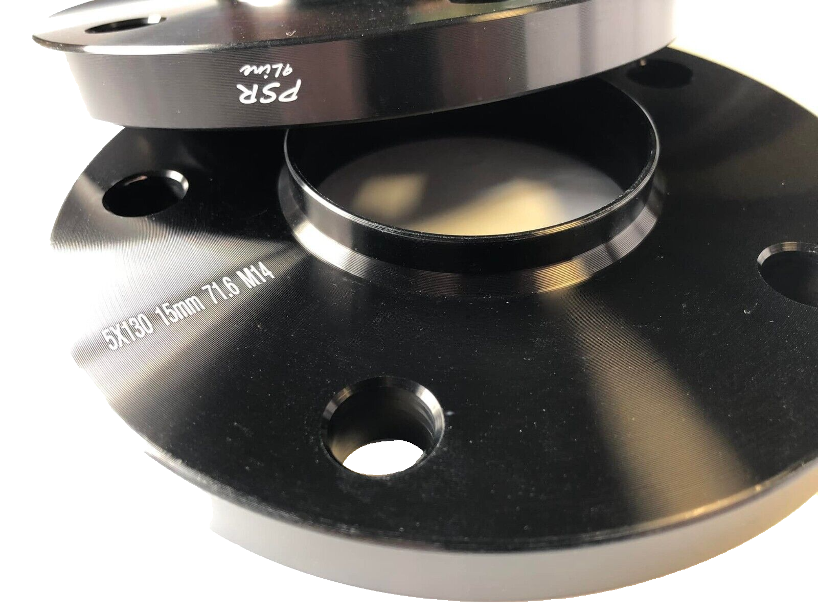 Porsche Wheel Spacers 20mm + Extended O.E Bolts Set Of 2 in Black 5x130 PSR9Line6