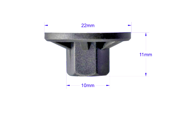 UNDERTRAY ARCH LINER SIDE SKIRT TRIM & BUMPER FIXING NUT VW AUDI N90757901 5Qty.11