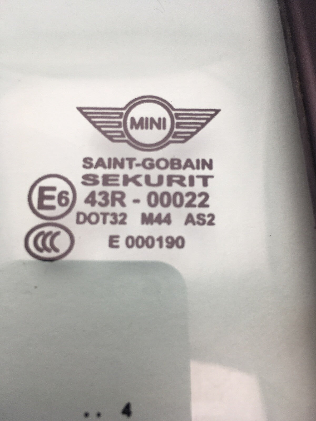 Right Side Rear Quarter Window Glass Mini R52 Cabriolet 02-08 71287221