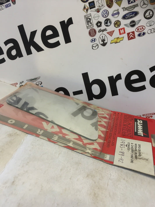 Nissan Sunny Cherry 83-89 Right Side Replacement Door Wing Mirror glass0