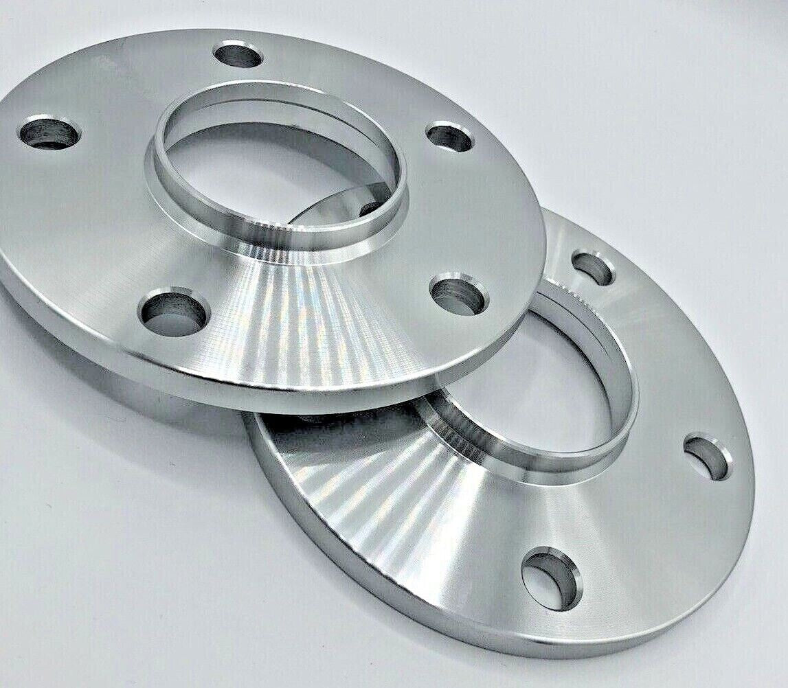 Porsche Wheel Spacers 12mm + Extended OE Bolts Set Of 2 in Silver 5x130 PSR9Line4