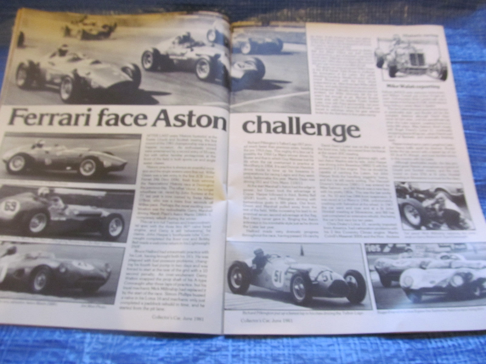 1981 JUNE COLLECTORS CAR MAGAZINE / MG TRIBUTE AUSTIN 16 MIKE HAWTHORN   #bk13
