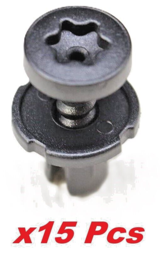 Citroen Torx Head Plastic Screw Fit Trim Rivet x15 Pcs #6555LE0