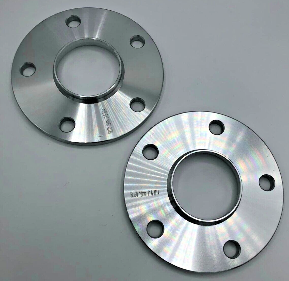 Porsche Wheel Spacers 12mm Set Of 2 in Silver 5x130 PSR9Line7