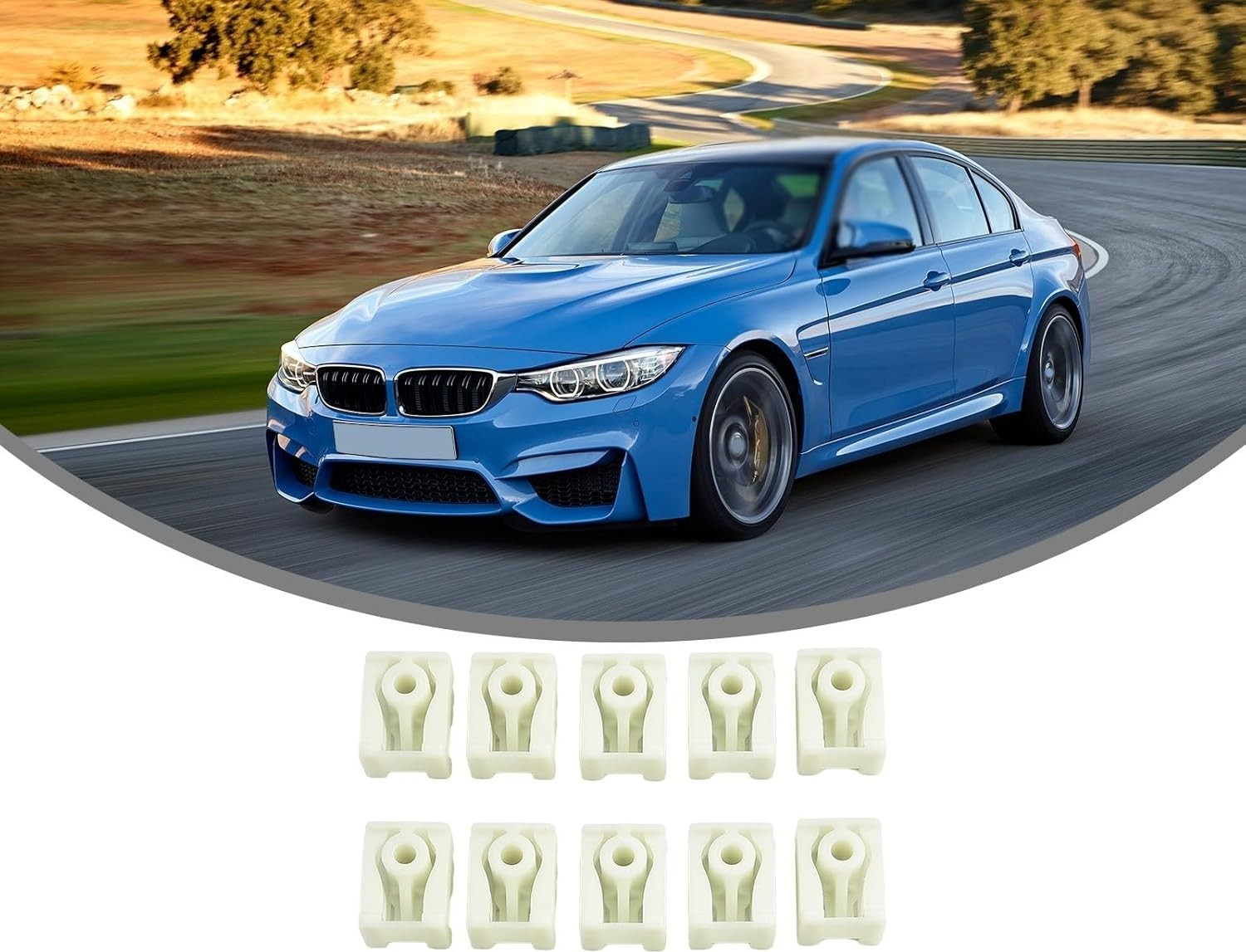 BMW C-Clip Grommet Fits 1 2 3 4 5 7 8 Series X1 X3 X5 Trim Panel Plastic Bolt x59