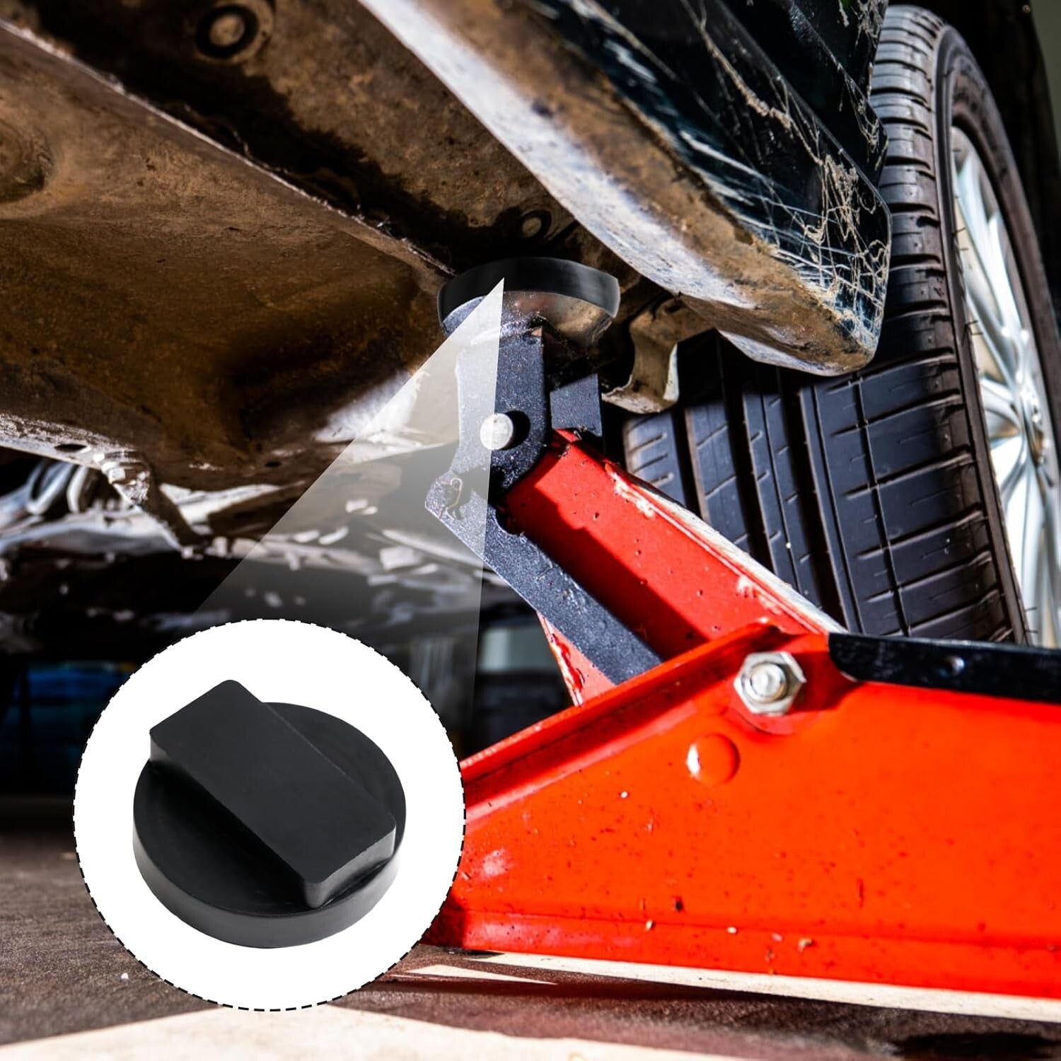 BMW Rubber Jack Pad Lift Adaptor Floor - 1 3 4 5 Series E88 E46 E90 E60 F80 F82.1