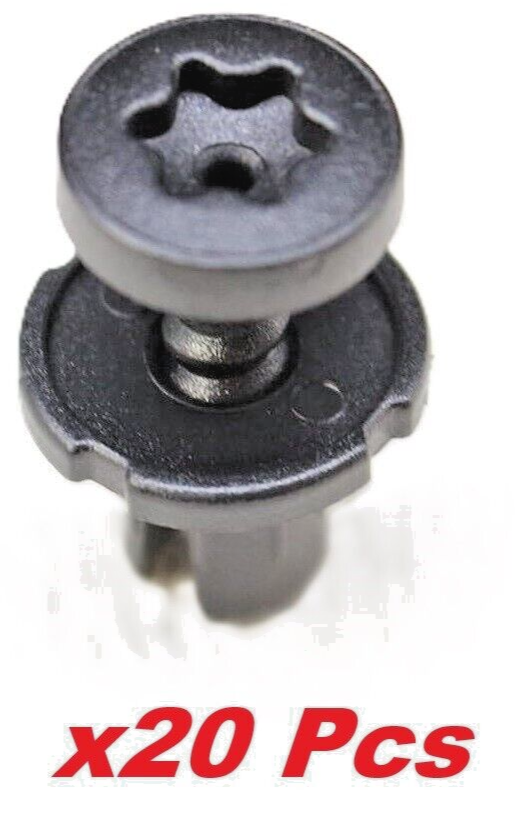 Mercedes Torx Head Plastic Screw Fit Trim Rivet x20 Pcs #A00099166400