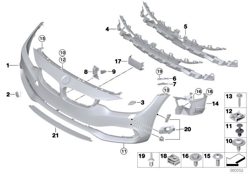 Plastic Rivet Clips for ALPINA – 5mm Trim Wheel Arch Liner Panel Splashgaurd x1011
