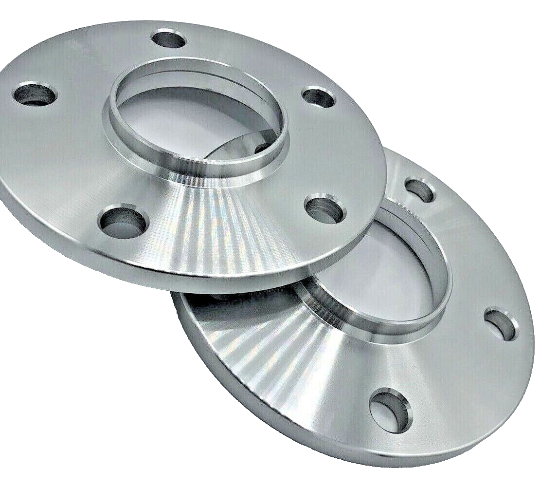 Porsche Wheel Spacers 15mm + Extended OE Bolts Set Of 4 in Silver 5x130 PSR9Line6