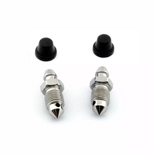 LAND ROVER - Brake Calpier Bleed Screw Nipples x2 Twin Pack Includes Cap M10 x1.10