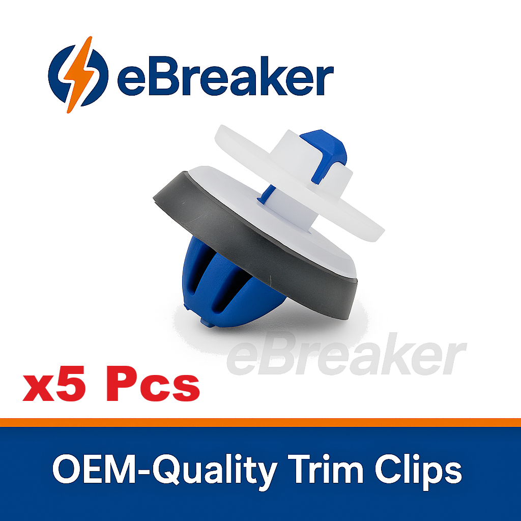 VW AUDI Door Card Trim Panel Fastener Clips, A3 TT R8,  Golf Cabriolet V1 - 5 Pc0