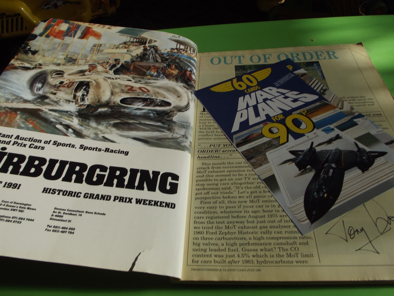 CLASSIC CARS MAGAZINE JULY 1991 #c31