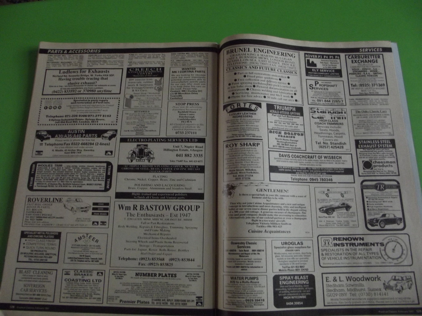 PRACTICAL CLASSICS AND CAR RESTORER MAGAZINE FEBRUARY 1991 #c15