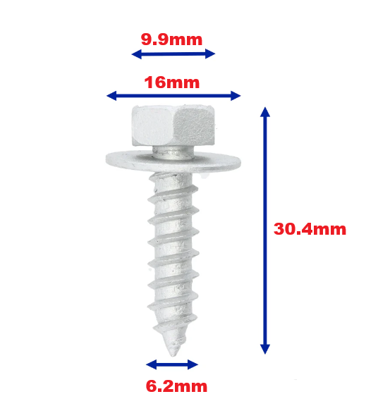 LEXUS Trim Panel Fastener Screw Bolt CT ES GS NX RX IS SC 90159-60488 Pack - x151