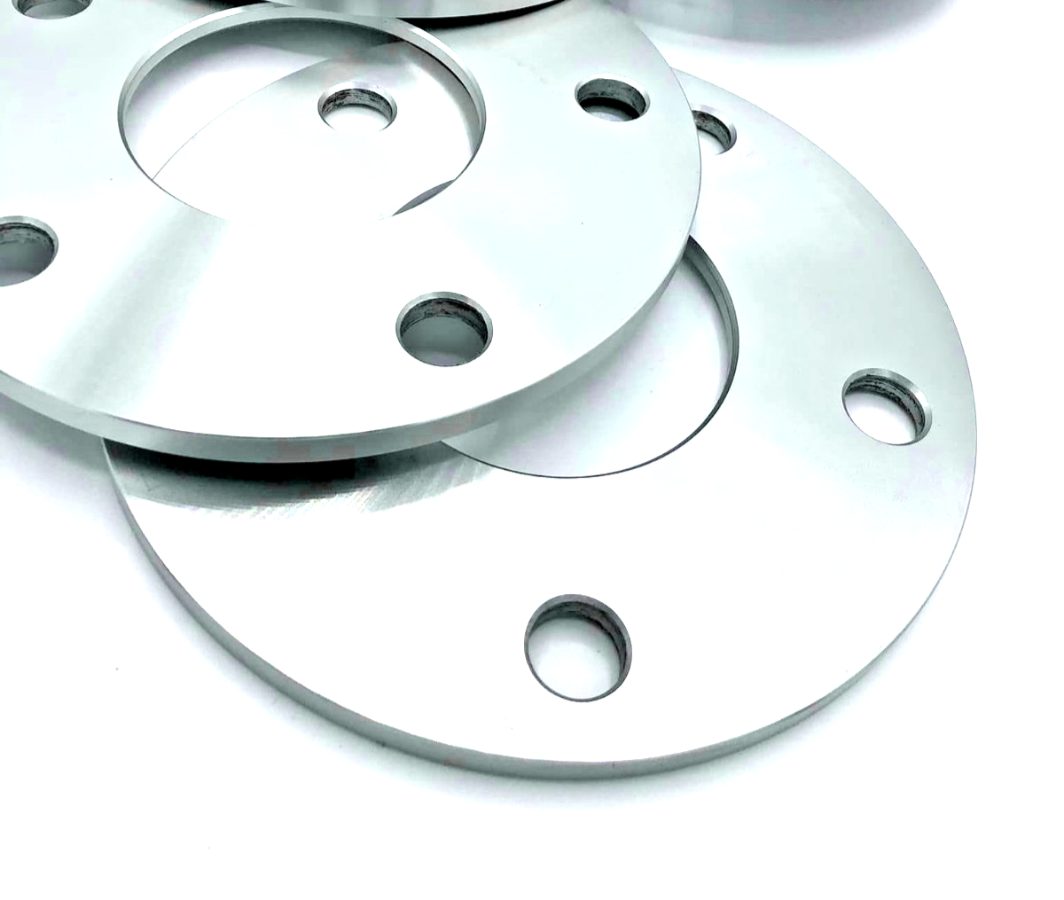 Silver 7mm Wheel Spacers for Porsche 5x130 Pair with Extended Bolts  AM UK Stock13