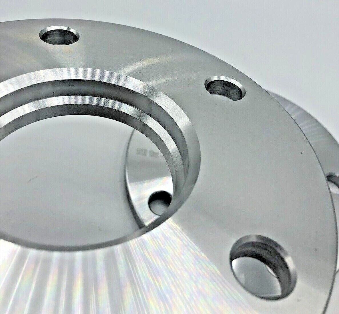 Porsche Wheel Spacers 15mm + Extended OE Bolts Set Of 2 in Silver 5x130 PSR9Line5