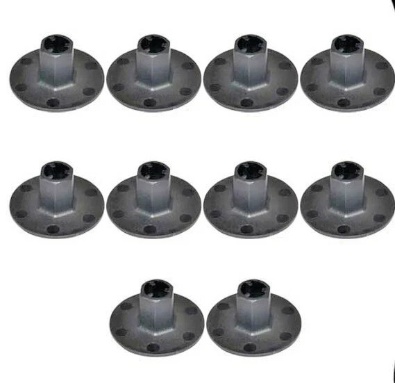 BMW Large Clip Nut Washer Under Tray Splash Guard Trim Panel Fastener - Set 5pcs7
