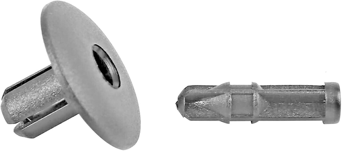 AUDI Push Fit Rivet Trim Clips x5 for A2 A4 A5 A8 Q3 Q5 Q7 Q8 TT - OEM 4D080730017