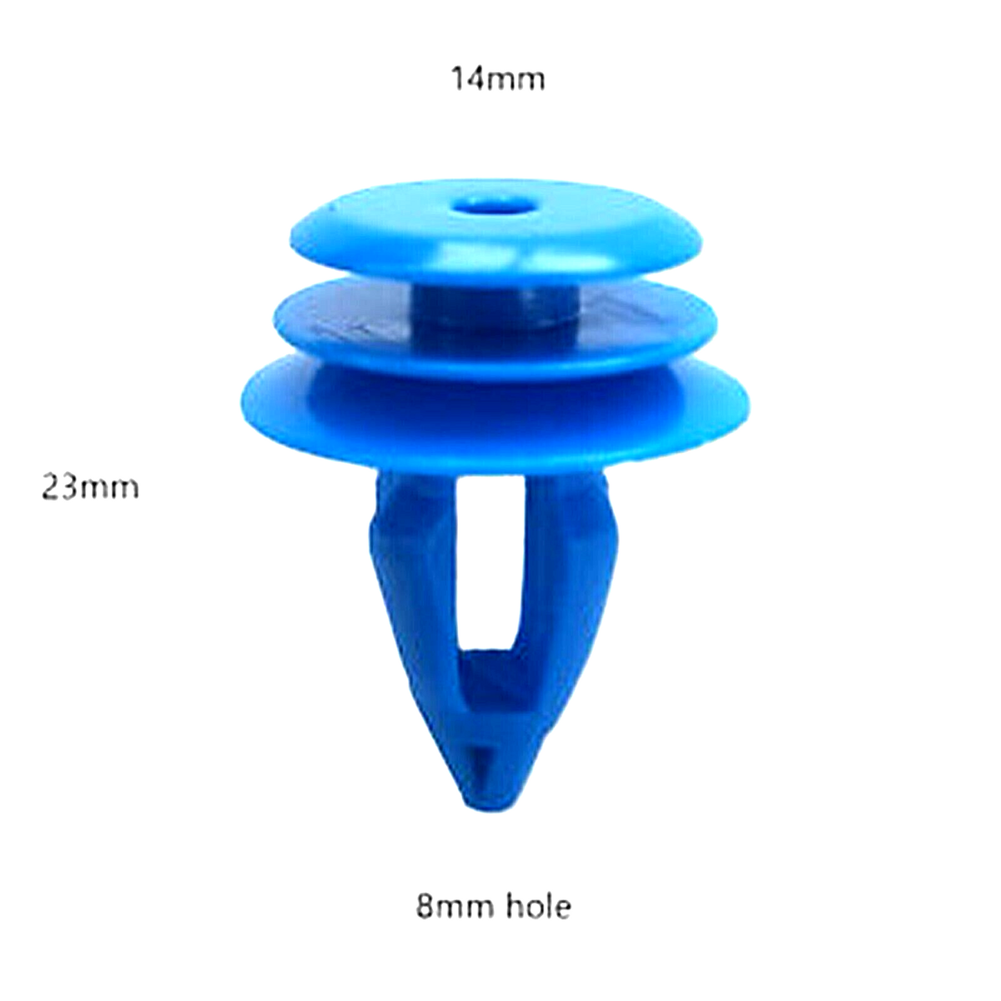 BMW Blue Trim clips x 10 Fits 1,2,3,4,5,6 Series 2004 Onwards #71293171