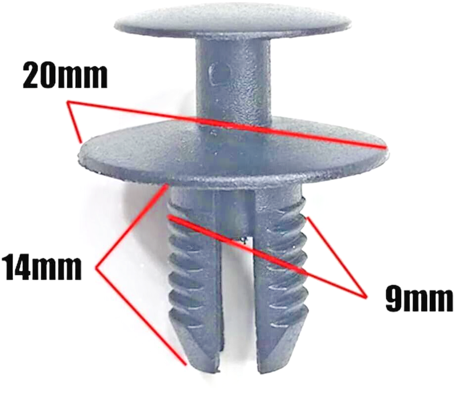 MERCEDES Trim Clips Expanding Fastener Rivet Push Fit O.E.M A2019900292, Qty x201