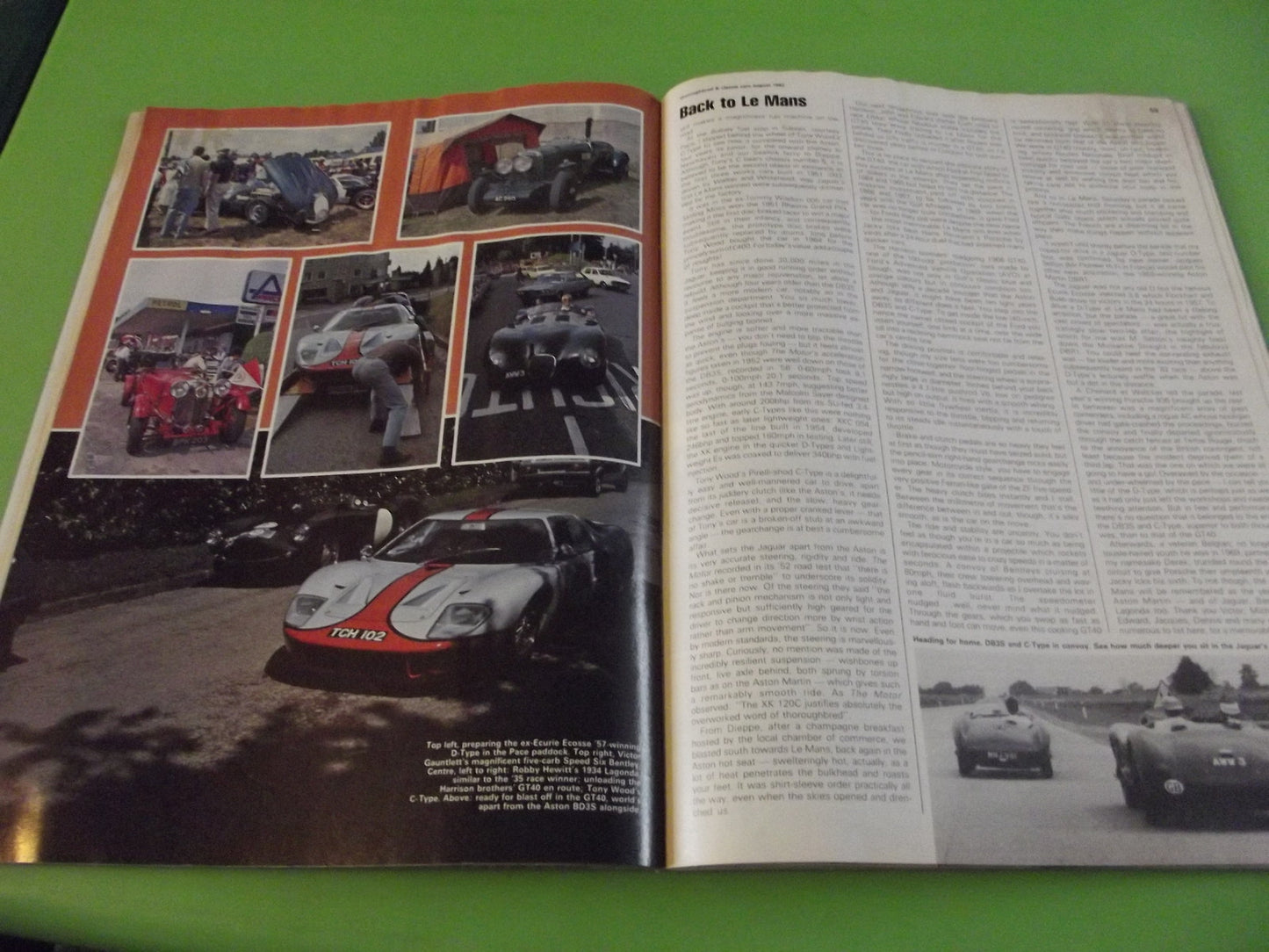 THOROUGHBRED AND CLASSIC CARS MAGAZINE AUGUST 1982 #C44
