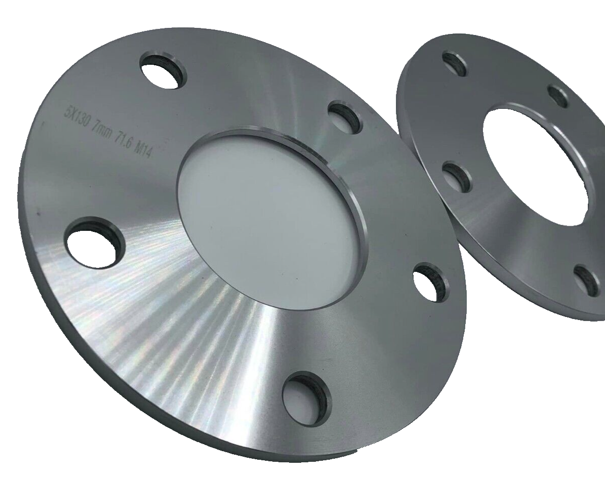 Porsche Wheel Spacers 7mm Set Of 2 in Silver 5x130 PSR9Line0