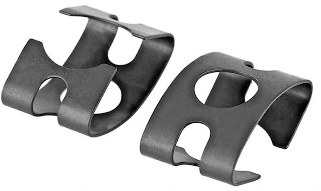 AUDI Brake Pipe Flexi Line Holding Spring Clip Bracket  # 4D0611715B - Pack Of 27
