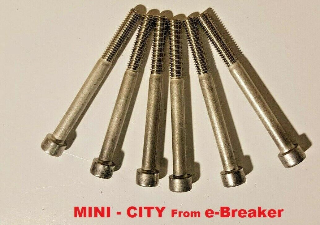 6x MINI Wing Mirror Fitting Bolts Stainless Steel For R55 R56 R57 2008 - 20131