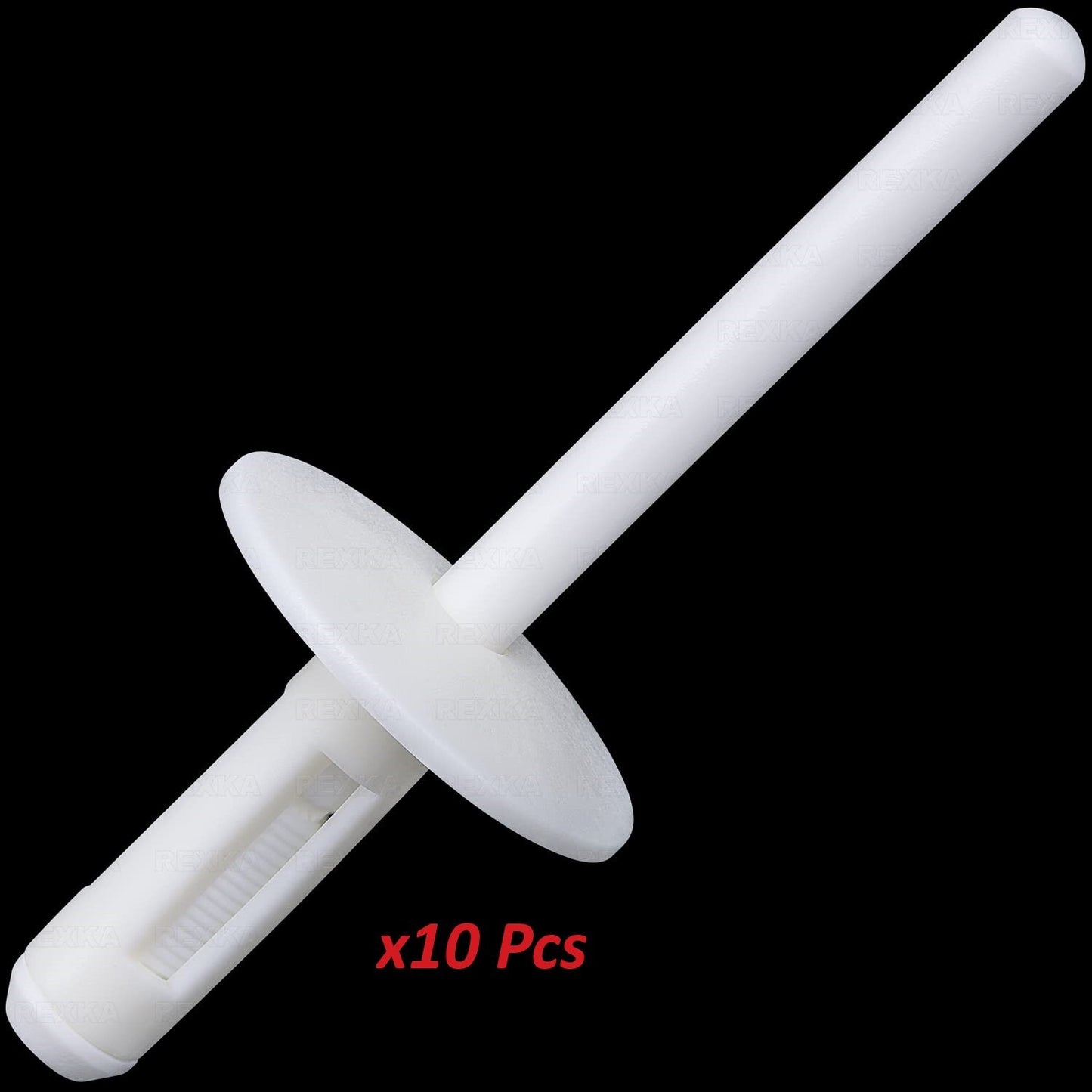 White Wheel Arch Flare & Trim Moulding Rivet Clips for BMW X5 X5M F15 F85 10 Pcs0