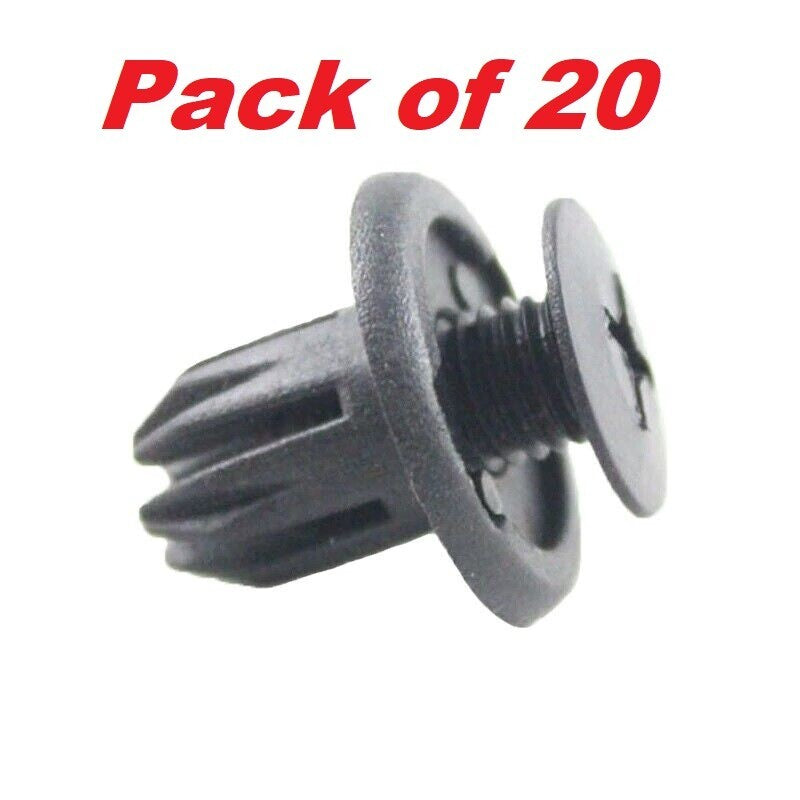20x BMW & MINI WHEEL ARCH & TRIM SIDE SKIRT UNDERBODY LINER FASTENER CLIPS0