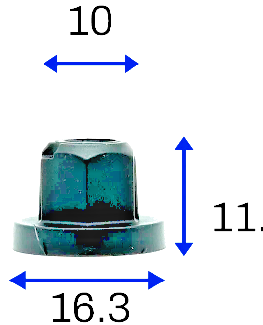 Trim Bumper Undertray Splash Guard Fixing Nut Threaded VAG SKODA N91018901 10PCS12