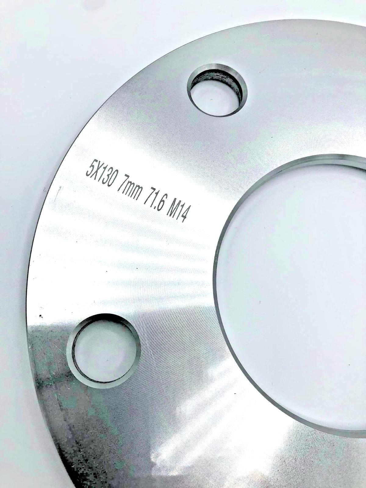 Silver 7mm Wheel Spacers for Porsche 5x130 Pair with Extended Bolts  AM UK Stock7