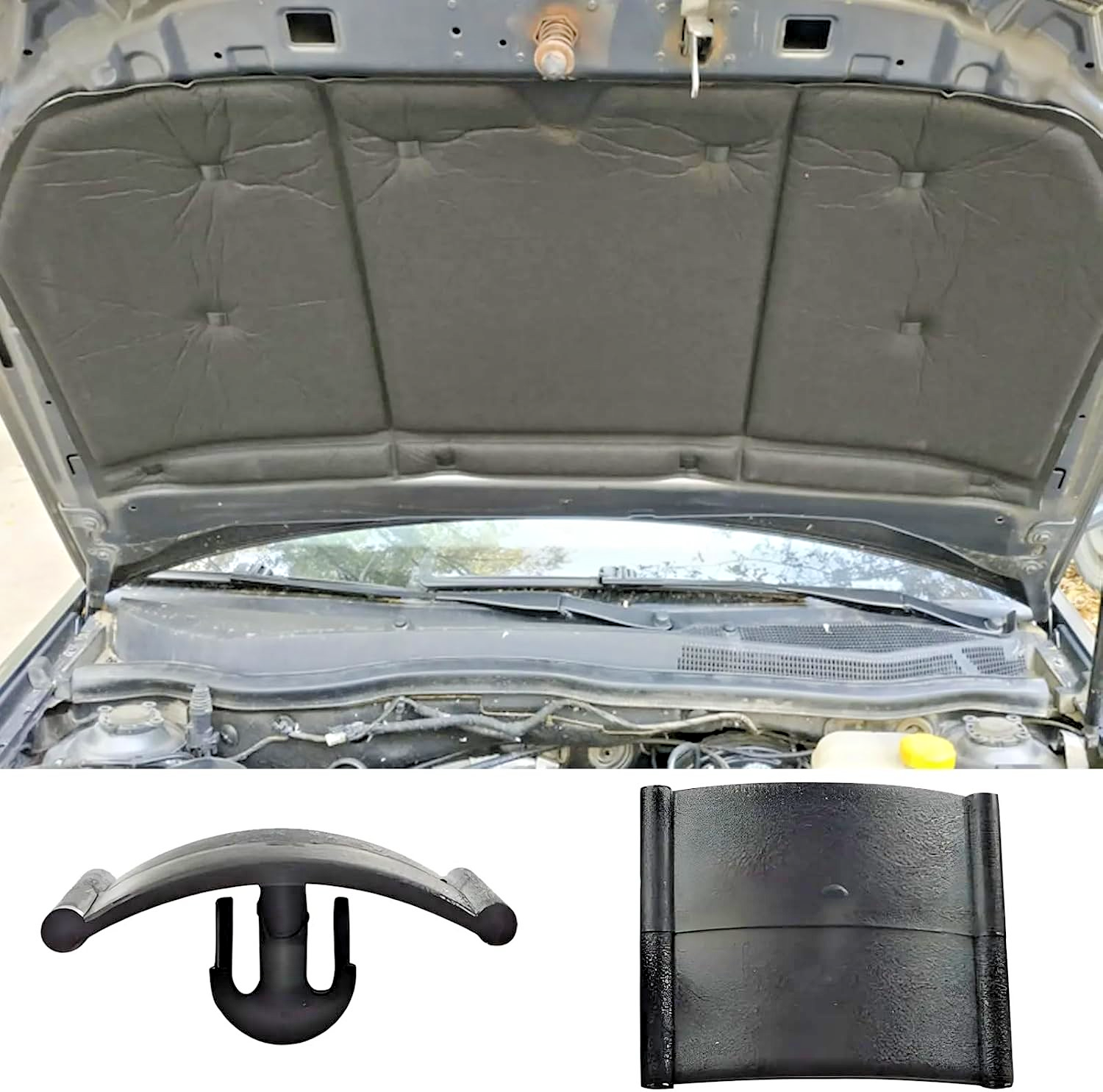VAUXHALL Bonnet Insulation Sound Deadening Trim Pad Fastener Clips 90355604 # 1020