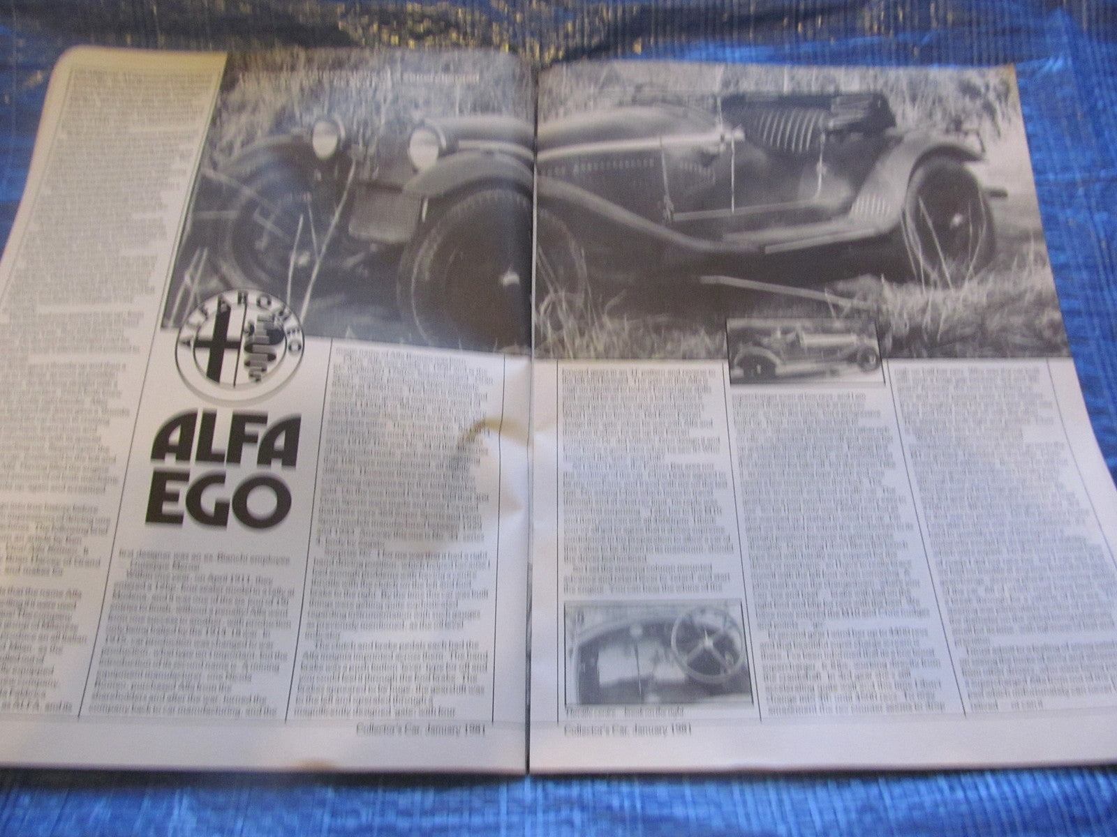 1981 JANUARY COLLECTORS CAR MAGAZINE / RALLY RILEY MGB TEST XK120 LAUNCH  #bk14