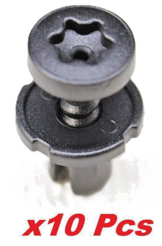 Peugeot Torx Head Plastic Screw Fit Trim Rivet x10 Pcs #6555LE0