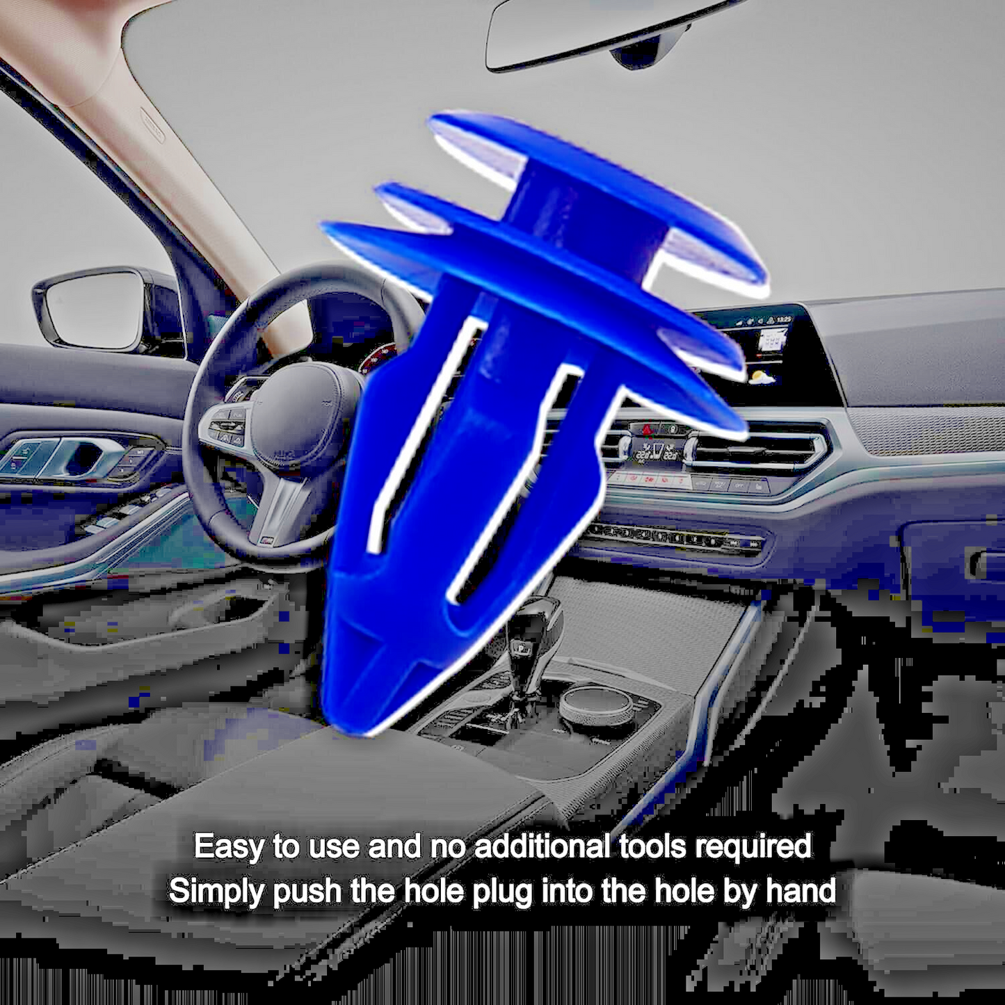 Land Range Rover Blue Trim clips x5 Pcs  Evoque Discovery 5 Disco Sport LR02725510