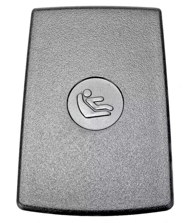 BMW Rear Childs Seat ISOFIX Cover Black  For 1 2 3 X1 Series OE 17949110 73196862