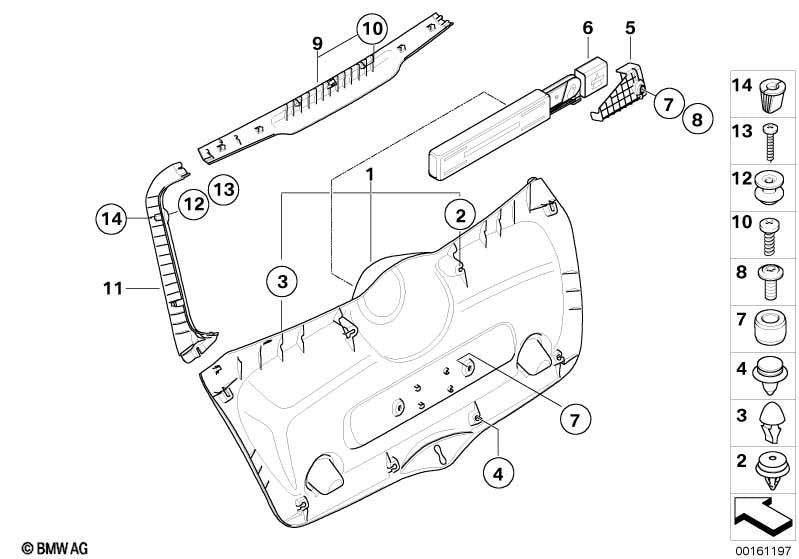 MINI Screw Grommet Trim Panel Mounting Clip Fastener Fits 2000-2025 Cars - # x209