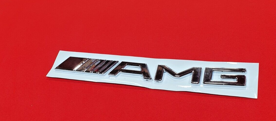 AMG Badge Logo Boot Emblem Chrome10