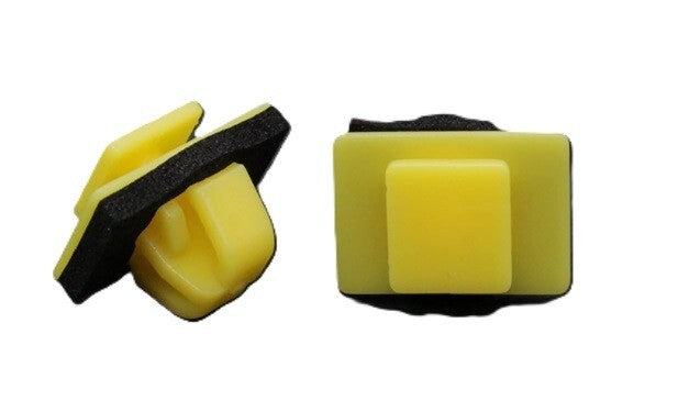Kia Hyundai Exterior Body Side Moulding Trim Skirt Cover Clip Yellow X15 Pcs11