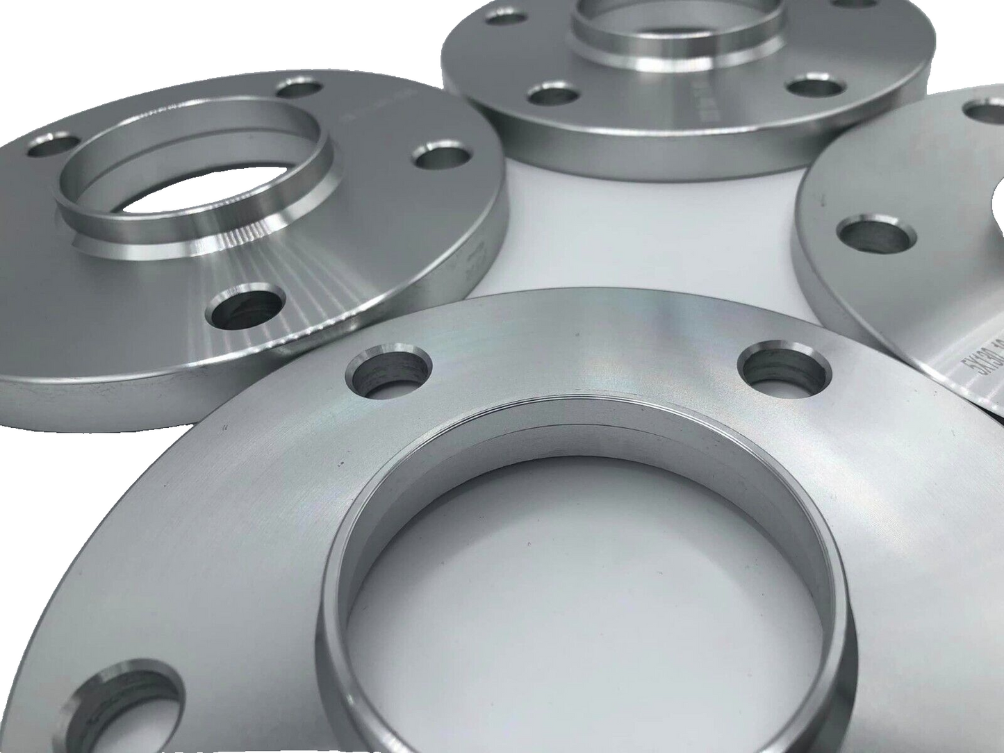 12mm Porsche Wheel Spacers Set Of 4 in Silver 5x130 PSR9Line1